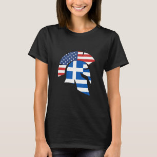 Camiseta Griego Para Hombres Acrópolis Esparta Grecia Santo