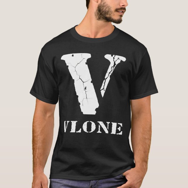 Camiseta grietas de los freinds de vlone (Anverso)