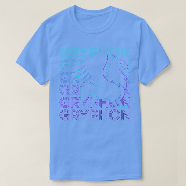 Camiseta Griffin Griffin Retro Griego Antiguo de Mitología  (Diseño del anverso)