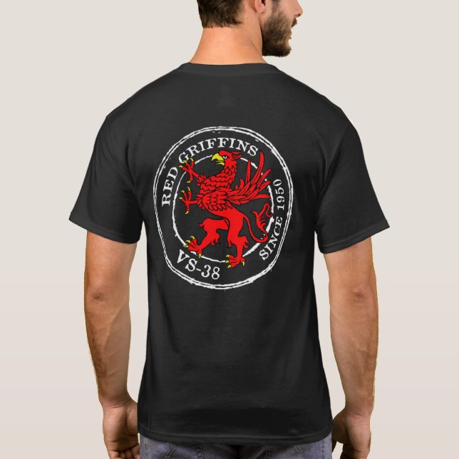 CAMISETA GRIFFINS ROJOS VS-38 DESDE 1950 (Reverso)