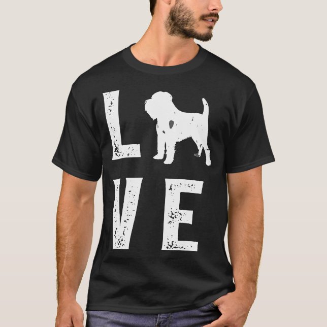 Camiseta Griffon Belga Amor  1 (Anverso)