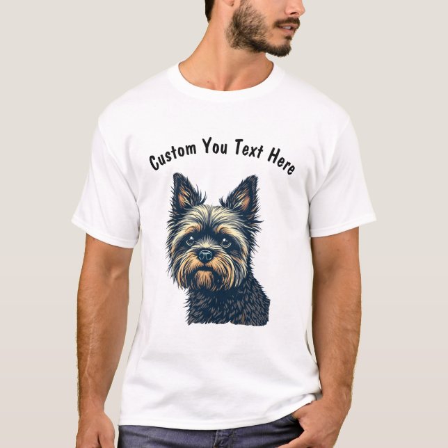 Camiseta Griffon de Bruselas personalizable (Anverso)