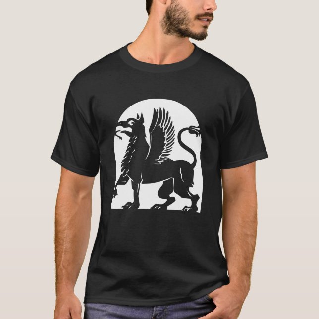 Camiseta Griffon Lion Bird Mythature (Anverso)
