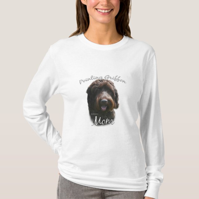 Camiseta Griffon Mom 2 con punta de cable (Anverso)