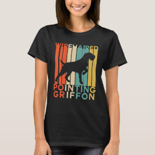 Camiseta Griffon puntiagudo con hilo de vintage retro