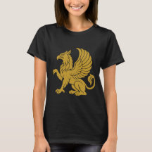 Grifo de Abdera Emblema de Oro Griego Antiguo