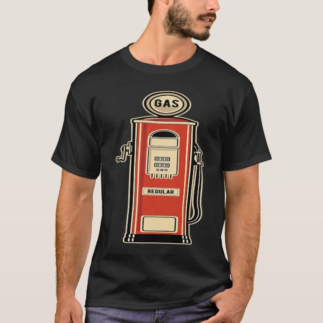 Camiseta Grifo de combustible de la bomba de gasolina (Anverso)