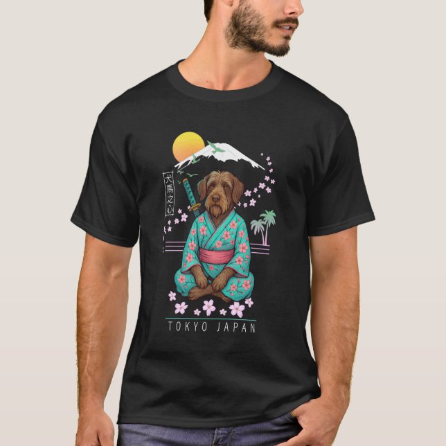 Camiseta Grifón Korthals de pelo duro (Anverso)