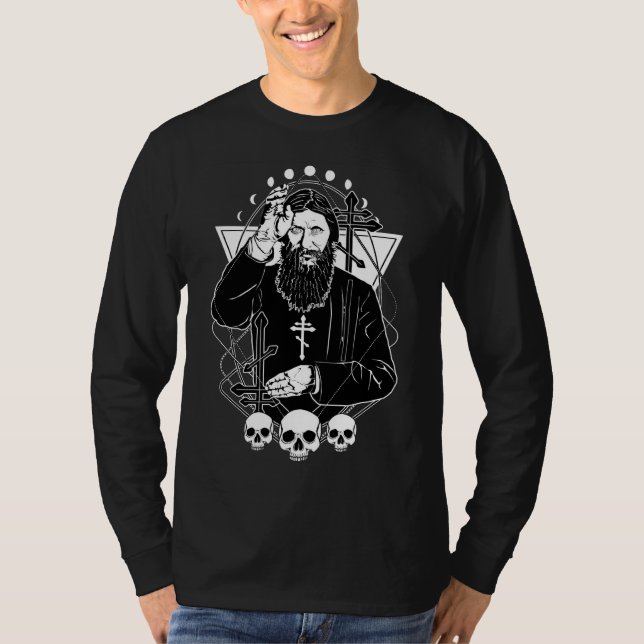 Camiseta Grigori Yefimovich Rasputin La Universidad Mística (Anverso)