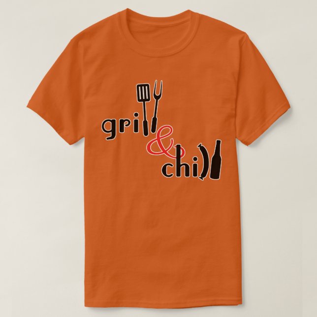 Camiseta Grill and Chili (Diseño del anverso)