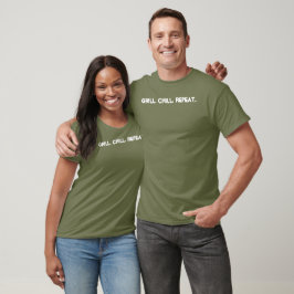 Camiseta Grill. Chill. Repite.