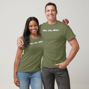 Camiseta Grill. Chill. Repite.