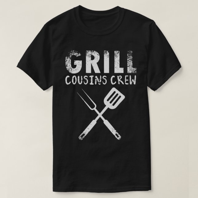 Camiseta Grill Cousins Crew BBQ Familia Reunion Funny BQ Me (Diseño del anverso)