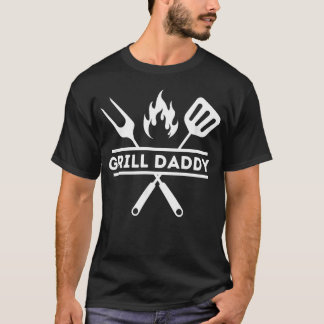 Camiseta Grill Daddy Divertido Bbq Barbeque Padre's Papá Qu
