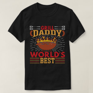 Camiseta Grill Daddy El Mejor Día del Padre del Mundo - Cam