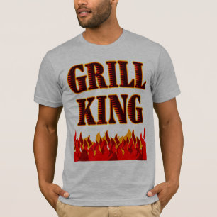 Camiseta Grill King BBQ Saying Tee