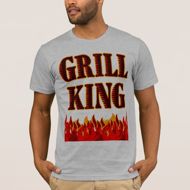 Camiseta Grill King BBQ Saying Tee (Anverso)