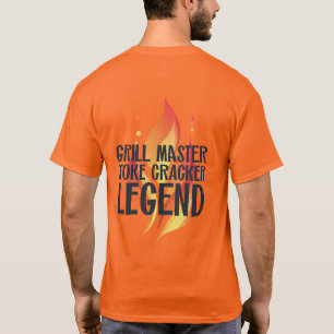 Camiseta Grill Legend BBQ Poster