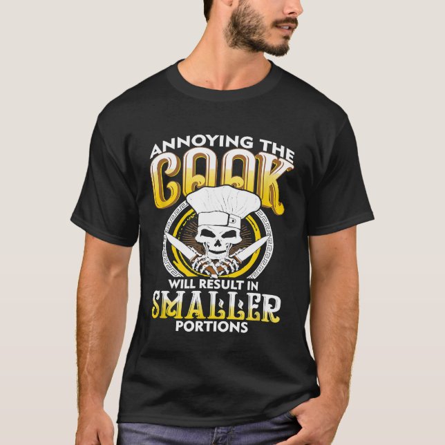 Camiseta Grill Master Chef Skeleton Baker Cooking (Anverso)