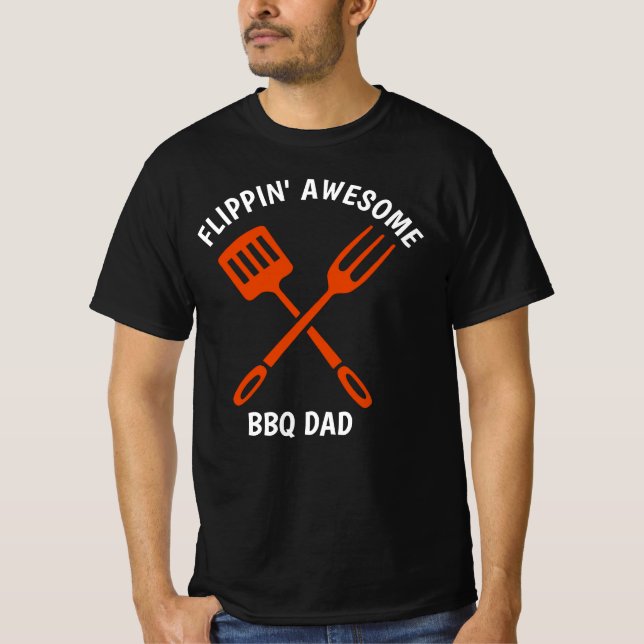 Camiseta Grill Master Dad BBQ (Anverso)