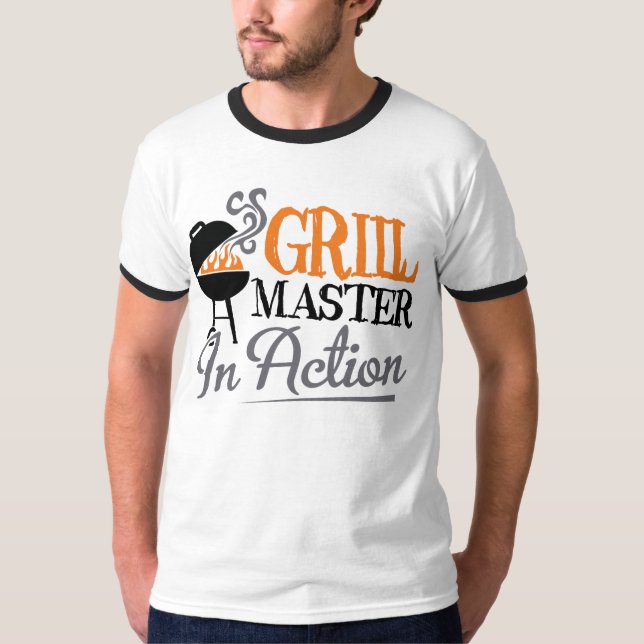 Camiseta Grill Master en la acción (Anverso)