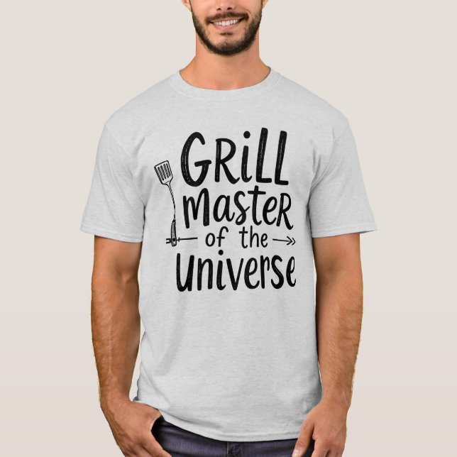 Camiseta Grill Master - Funny Barbacoa de patio trasero (Anverso)