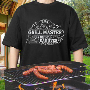 Camiseta Grill Master y el mejor padre de todos los padres 