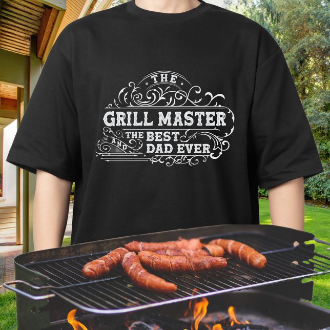 Camiseta Grill Master y el mejor padre de todos los padres  (In situ)