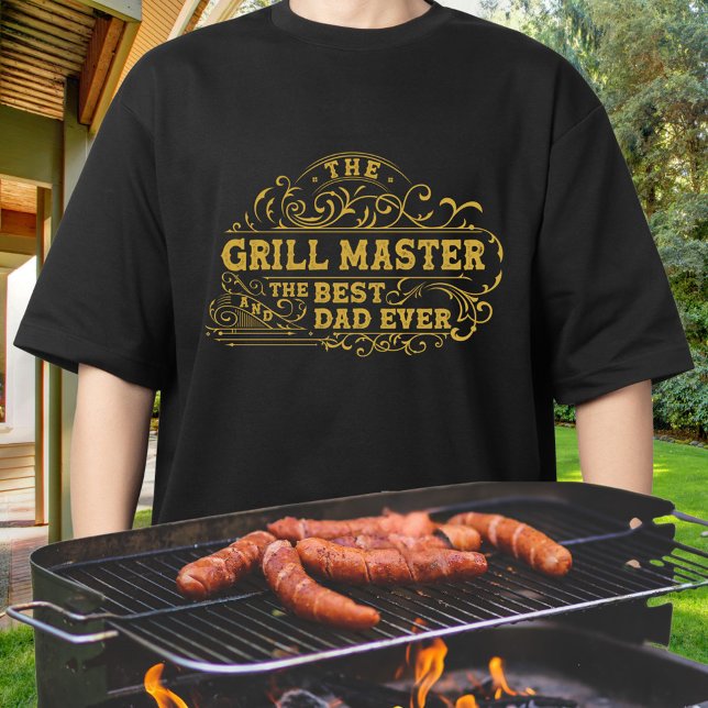 Camiseta Grill Master y el mejor padre de todos los padres  (In situ)