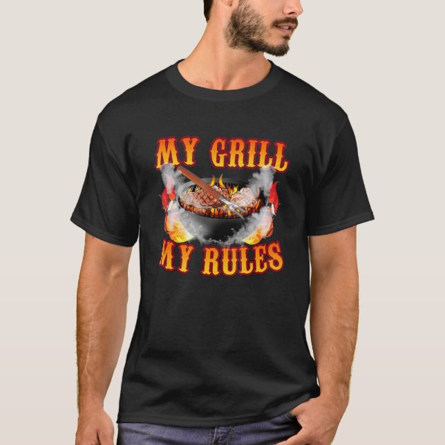 Camiseta Grill My Rules Grill (Anverso)