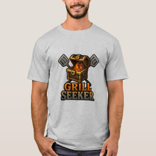 Camiseta Grill Seeker - Gracioso BBQ Adventurer Foodie