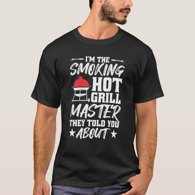 Camiseta Grill Smoking Master Grilling Barbecue (Anverso)