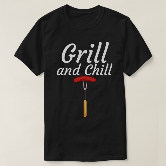 Camiseta Grill y Chill 3 (Diseño del anverso)