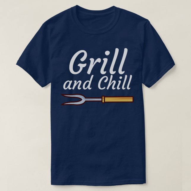 Camiseta Grill y Chill 4 (Diseño del anverso)