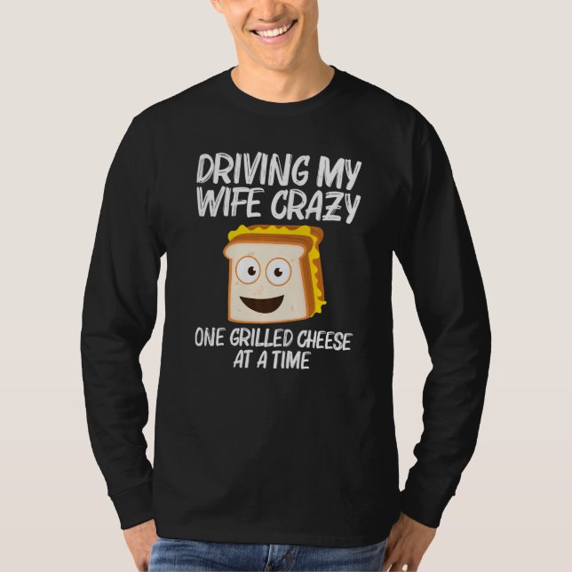 Camiseta Grilled Cheese  Designs Men Dad Grilling Foodie (Anverso)