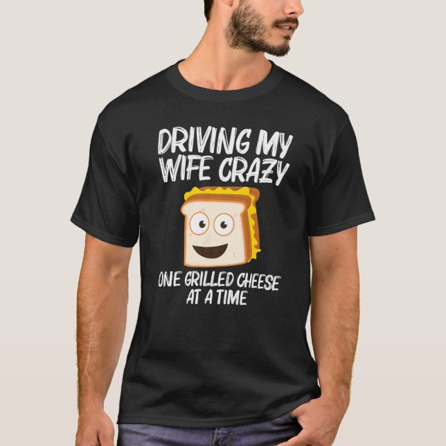 Camiseta Grilled Cheese  Designs Men Dad Grilling Foodie (Anverso)