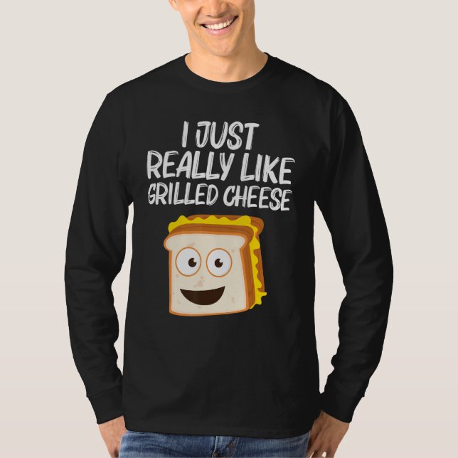 Camiseta Grilled Cheese   Designs Men Women Grilling Foodie (Anverso)