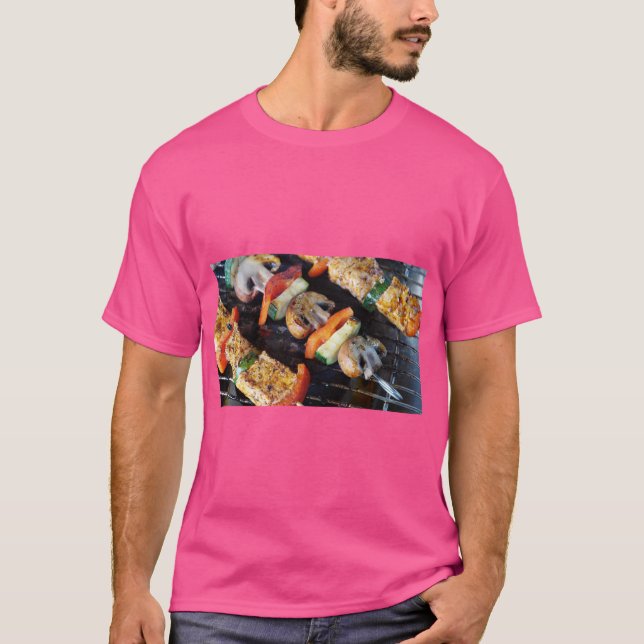 Camiseta Grilled Meat Skewer Art Tee (Anverso)