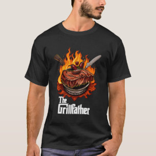 Camiseta Grillfather Bbq Grill Barbecue Chef Fumador Mamáes
