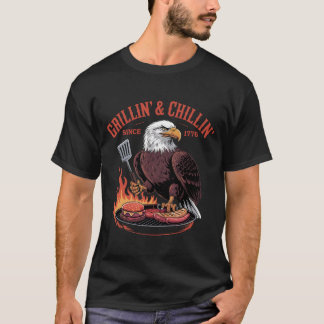 Camiseta Grillín' y chilín' desde 1776 - Águila Patriótica