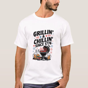 Camiseta "Grillín' y chillón' desde la barbacoa de 1776"