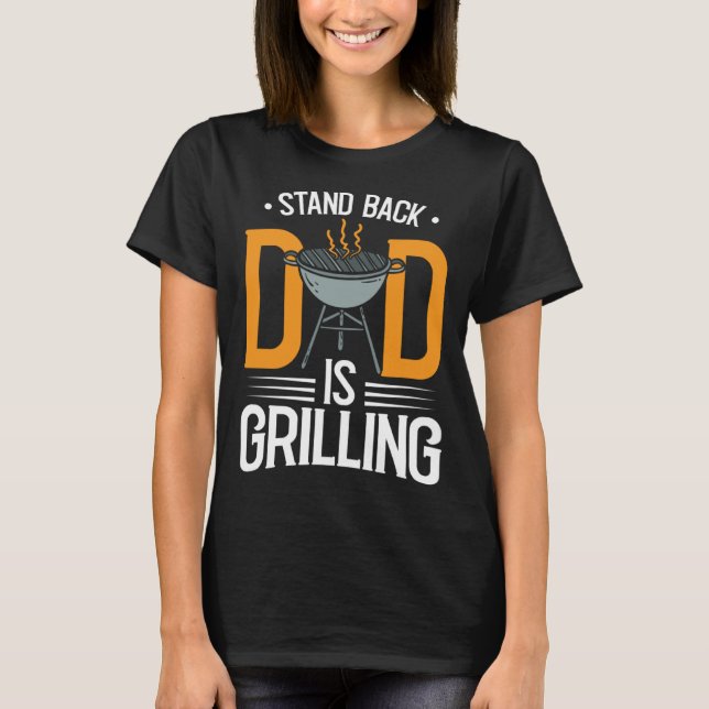 Camiseta Grilling Accessories for Dad Grill Fathers Day (Anverso)