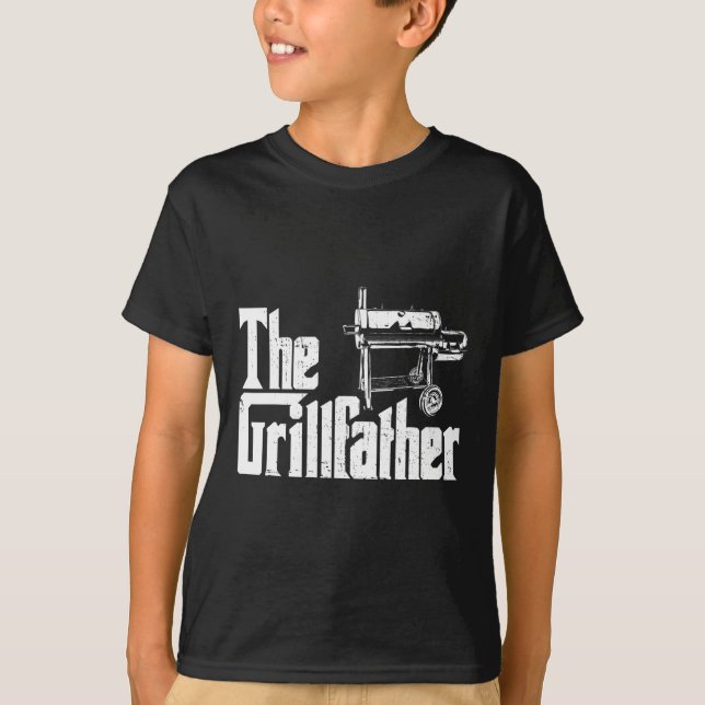 Camiseta Grilling Smoker And Grill Chef Grillfather Grilled (Anverso)
