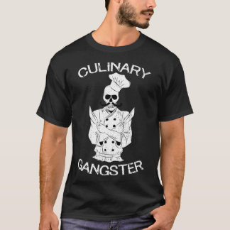 Camiseta Grillmas culinarias del chef de cumpleaños Gangste