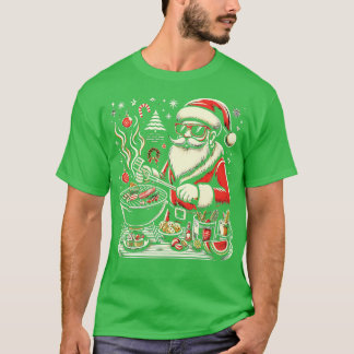 Camiseta GrillMaster Santa Navidades BBQ Bash Tee
