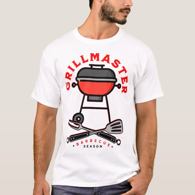 Camiseta Grillmaster, temporada de barbacoa (Anverso)