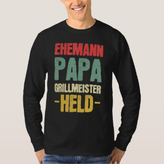 Camiseta Grillmeister mantuvo al padre papá Husband