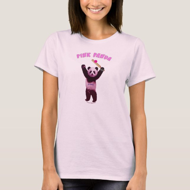 Camiseta Grillo rosado de la panda (Anverso)