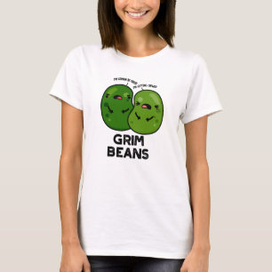 Camiseta Grim Beans Chistes Divertidos de Verduras