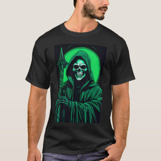 Camiseta Grim Reaper - Calavera Gótica Grim Reaper